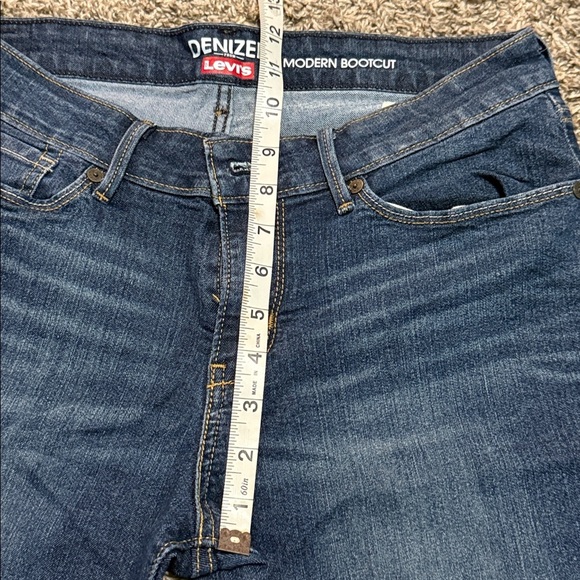 Levi's Blue Flare Wide Leg Jeans - Picture 11 of 13